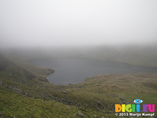 SX32893 Mist over Llyn Cau Cadair Idris